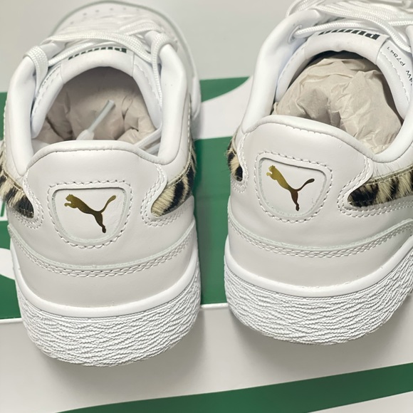Puma White Ralph Sampson with Wild Strip Leather Sneaker - Picture 6 of 8